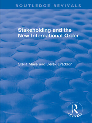cover image of Stakeholding and the New International Order
